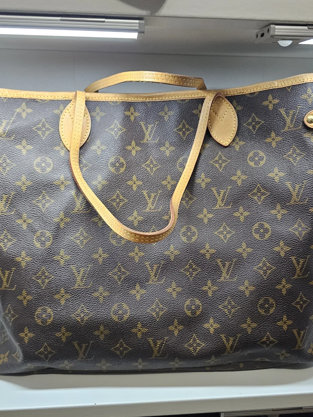 Louis Vuitton Neverfull GM Monogram Canvas Tote Bag in Brown